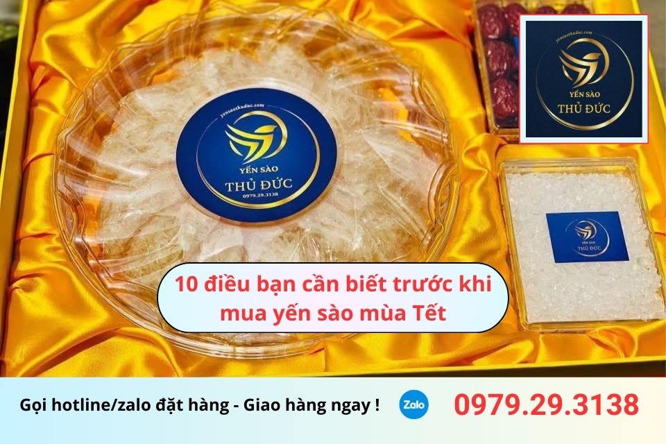 10 điều bạn cần biết trước khi mua yến sào mùa Tết 2026