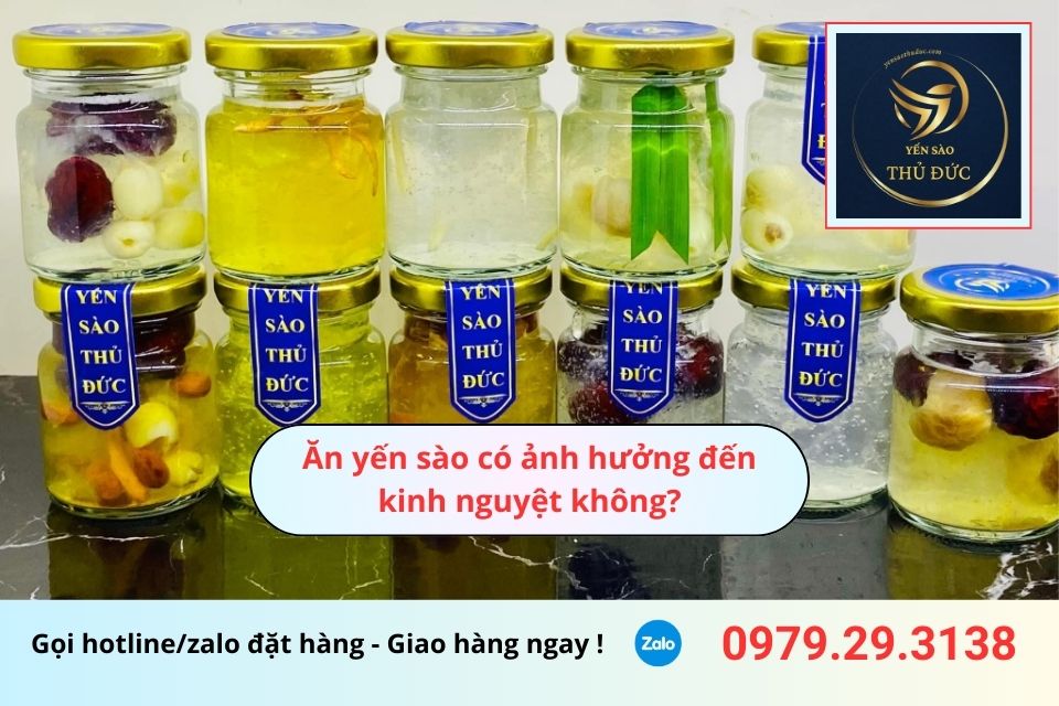 Ăn yến sào có ảnh hưởng đến kinh nguyệt không?