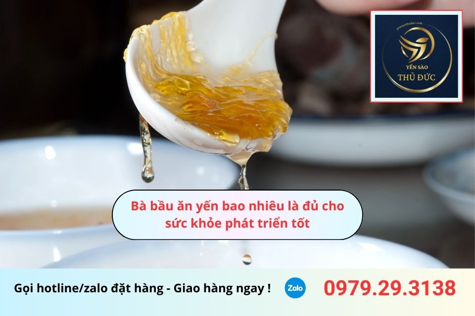 Bà bầu ăn yến bao nhiêu là đủ cho sức khỏe phát triển tốt