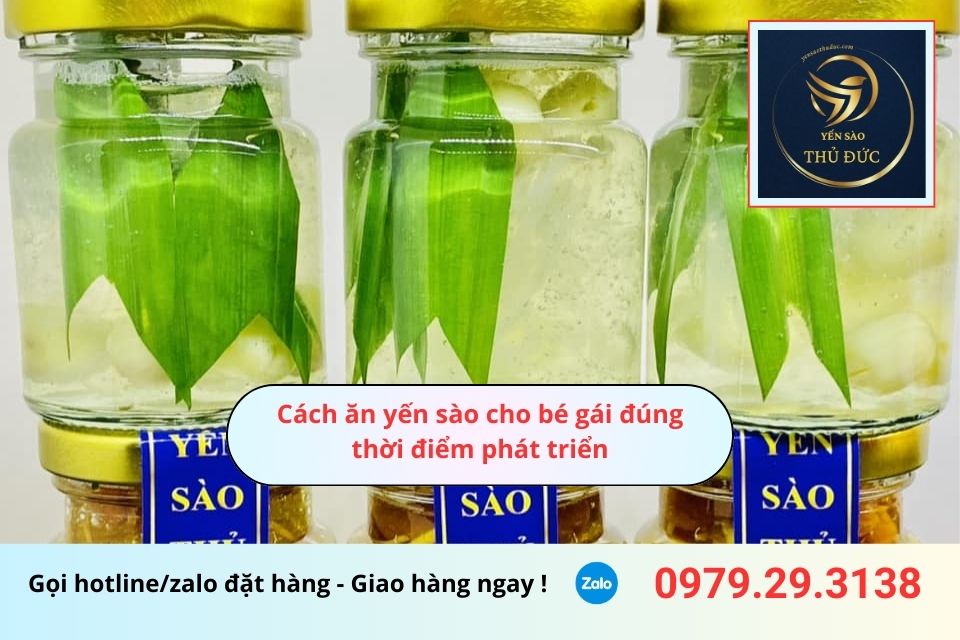 Cách ăn yến sào cho bé gái đúng thời điểm phát triển