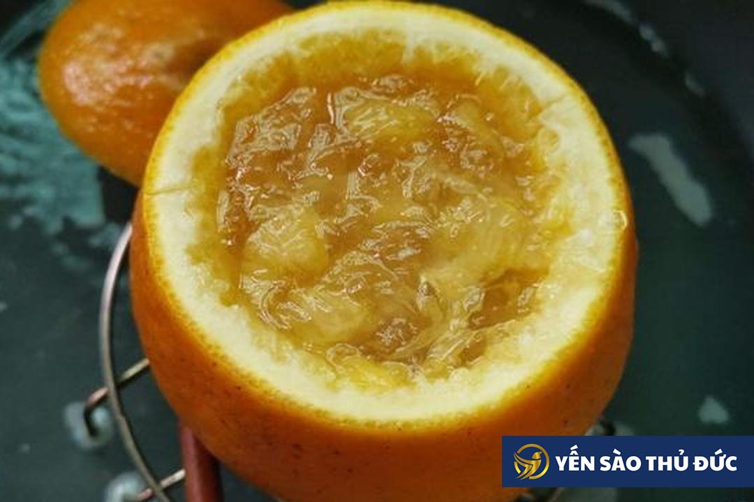 Hầm Yến với Cam: cách ăn yến sào đơn giản và ngon nhất