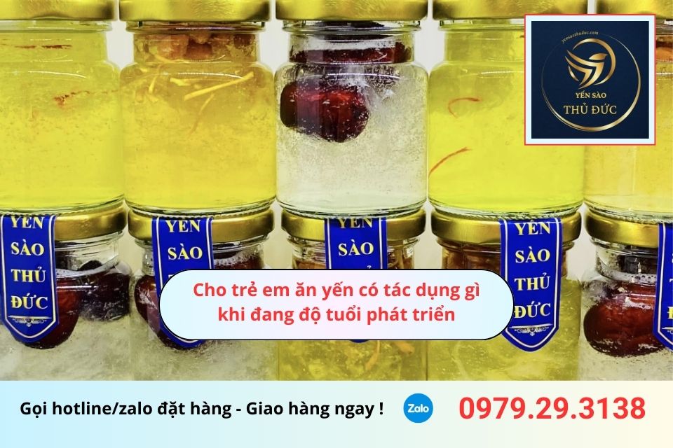Cho trẻ em ăn yến có tác dụng gì khi đang độ tuổi phát triển