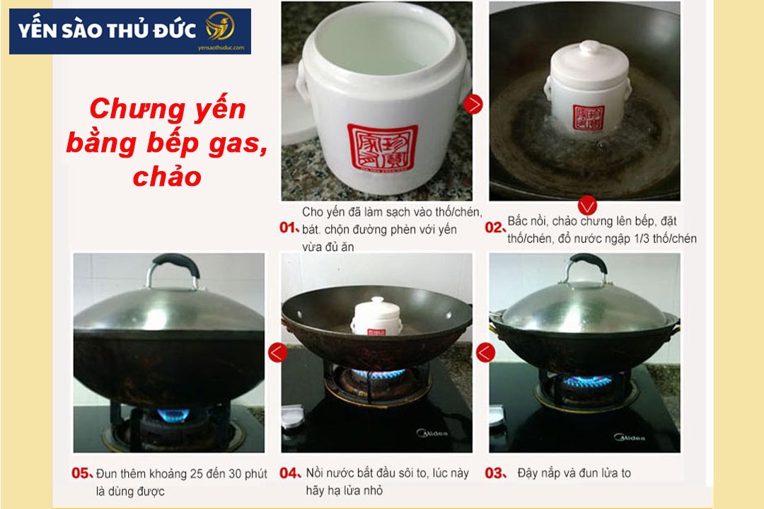 Các bước thực hiện cách chưng yến sào là gì?