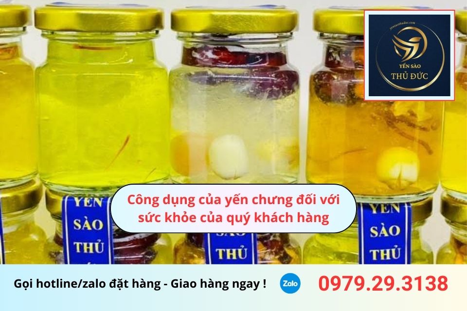 Công dụng của yến chưng đối với sức khỏe của quý khách hàng