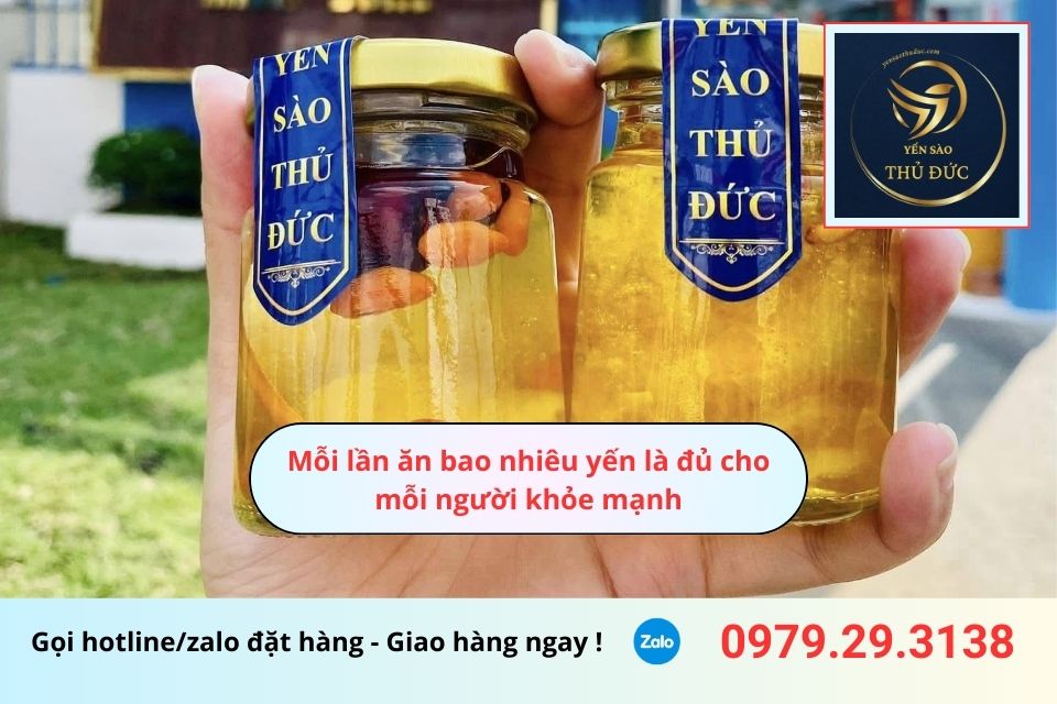 Mỗi lần ăn bao nhiêu yến là đủ cho mỗi người khỏe mạnh