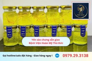 Yến sào chưng sẵn giao Bệnh Viện Hoàn Mỹ Thủ Đức
