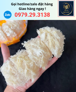 100gram yến tinh chế sợi rối phủ đầu chân