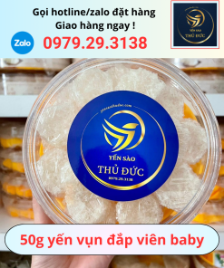 50g yến vụn đắp viên baby – Yến Sào Dễ Dùng, Phù Hợp Cho Trẻ Em