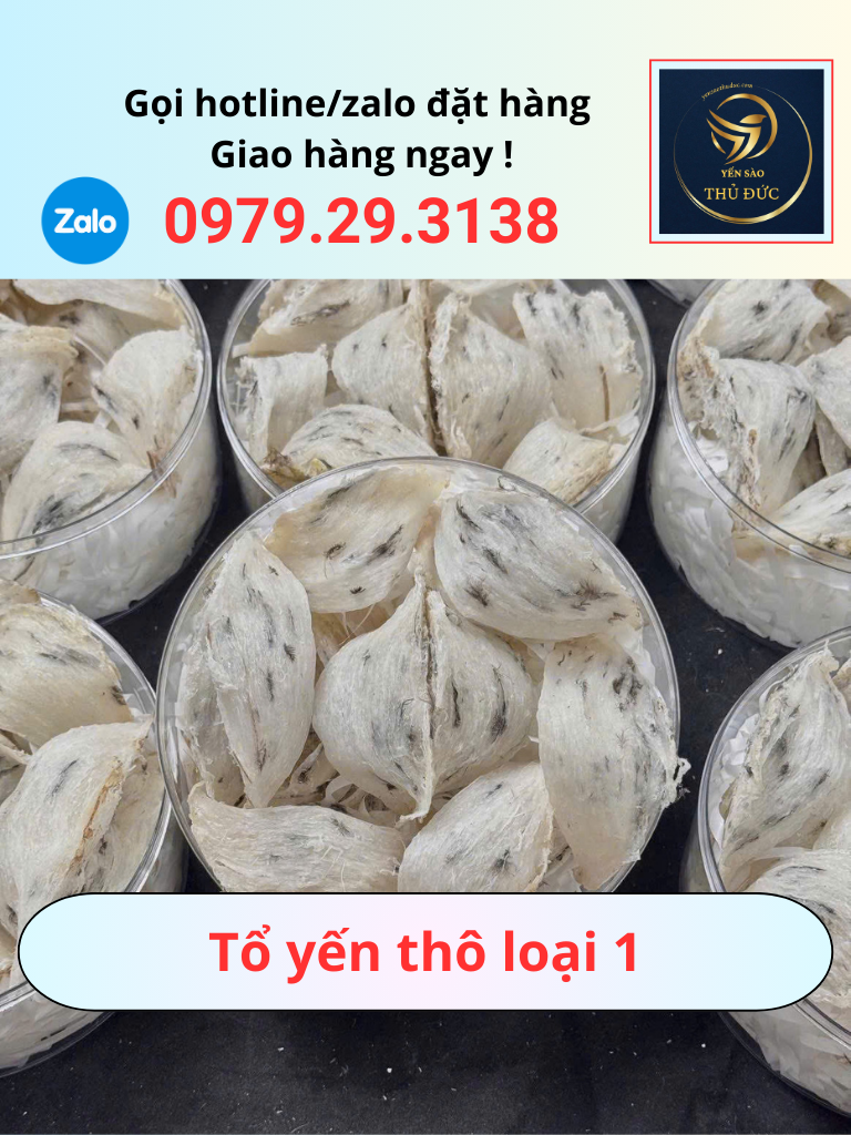 Tổ yến thô loại 1 - 100 gram