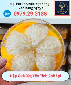 Hộp Quà 30g Yến Tinh Chế Sợi Loại 2 – Tiện Lợi, Dinh Dưỡng, Phù Hợp Quà Biếu