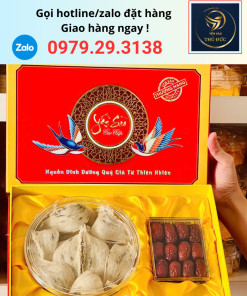 Hộp quà tổ yến thô AB ít lông