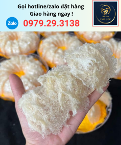 Hộp quà yến tinh chế sợi rối phủ đầu chân