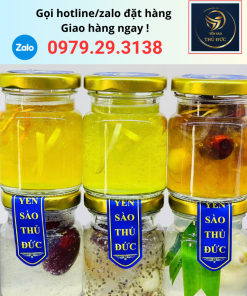 Set yến chưng gừng tươi nóng