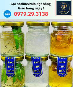 Set yến chưng lá dứa tươi nóng