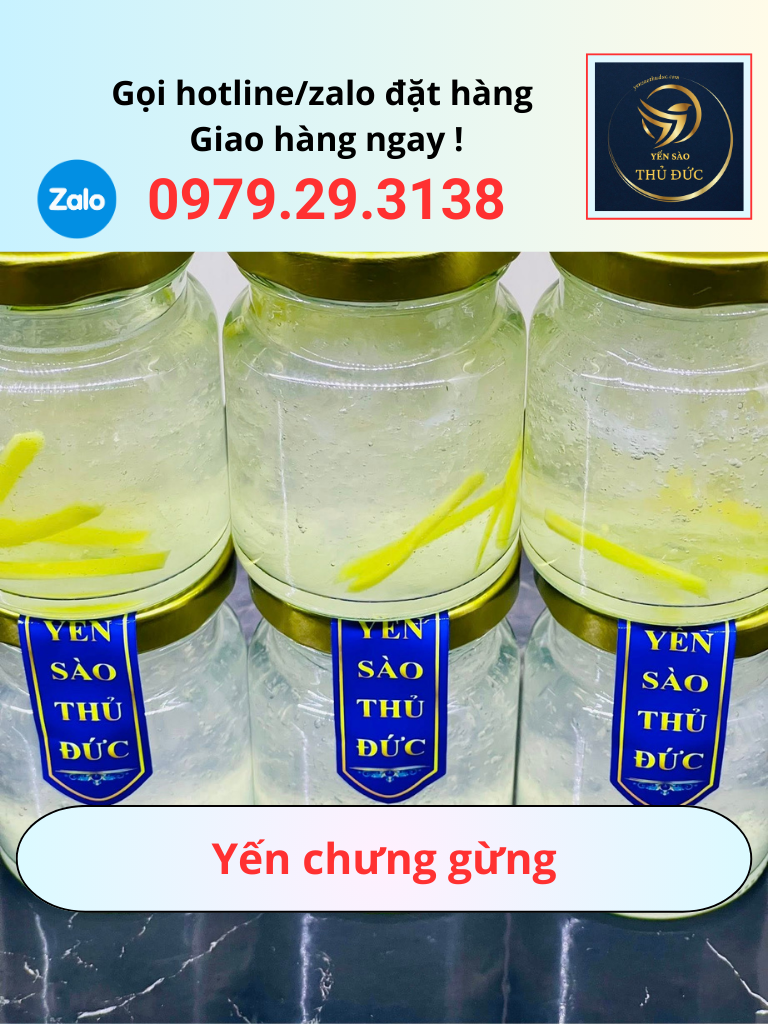Tổ yến chưng gừng