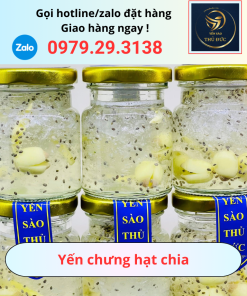 Tổ Yến chưng hạt chia set 6 hũ - 75ml