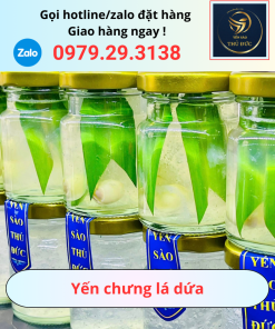 Tổ yến chưng lá dứa