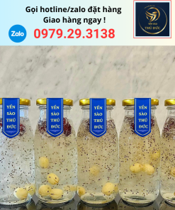 Yến chưng hạt chia táo đỏ