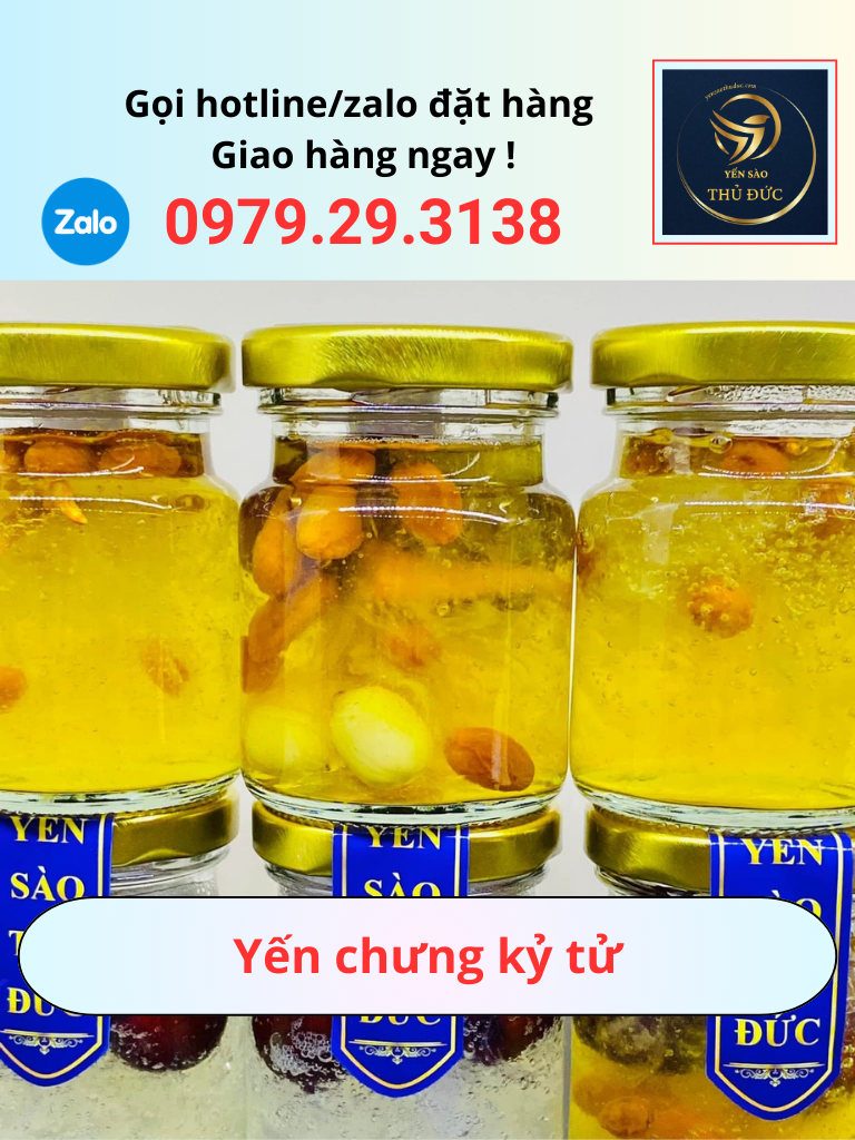 Tổ Yến Chưng Kỷ Tử set 6 hũ - 75ml
