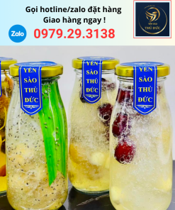 Yến chưng táo đỏ đường phèn chai 250ml