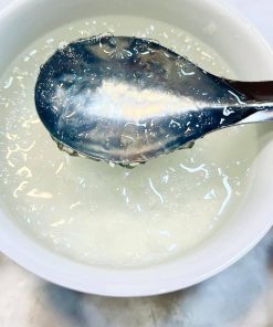 Yến vụn ngâm nước để chưng rất đẹp